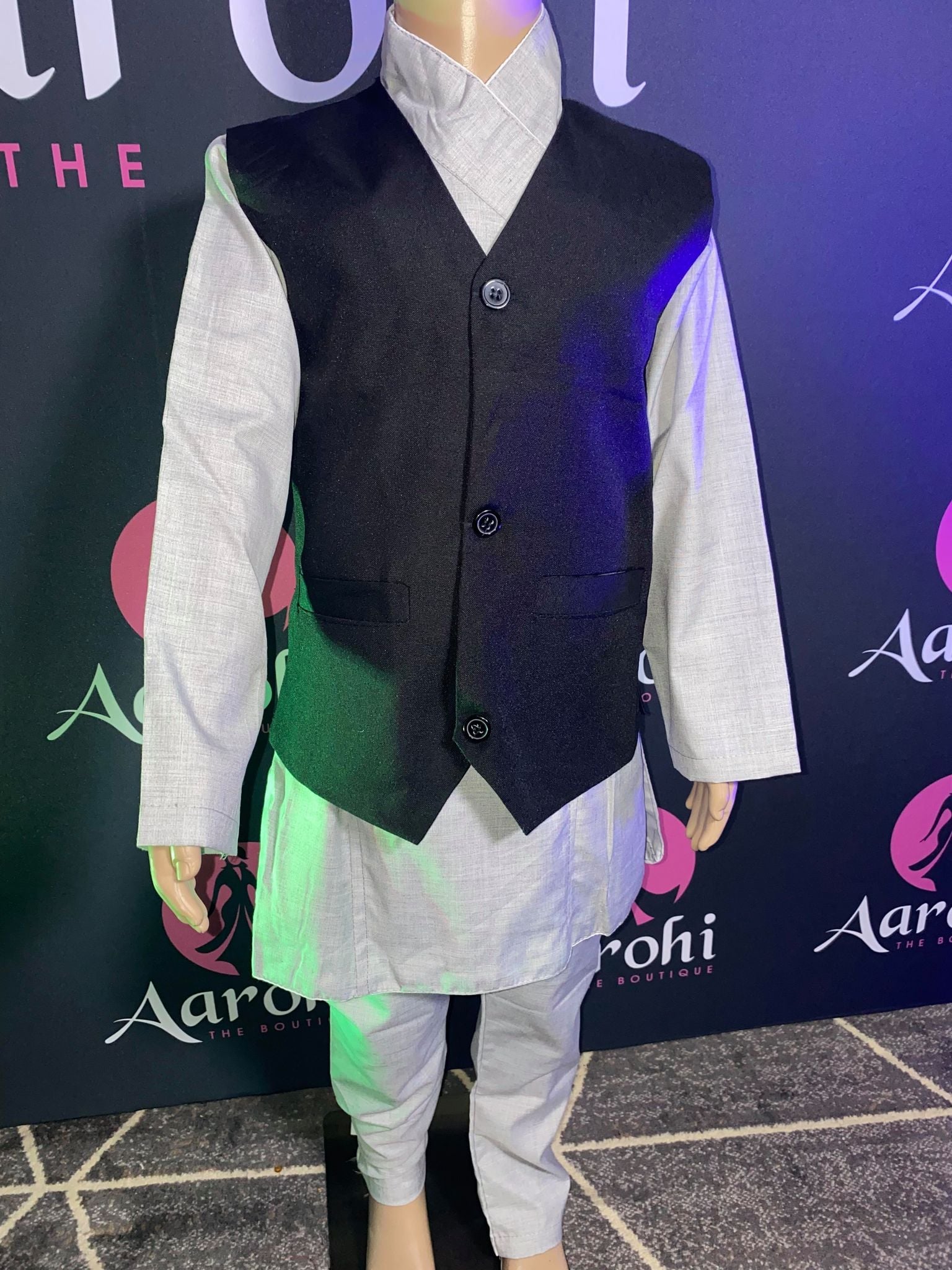 Kids Waistcoat For Daura Suruwal